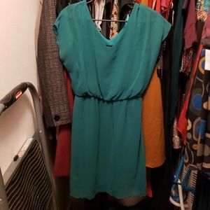 Teal dress